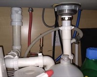 Repair cast-iron sewer line, basement inspection project photo